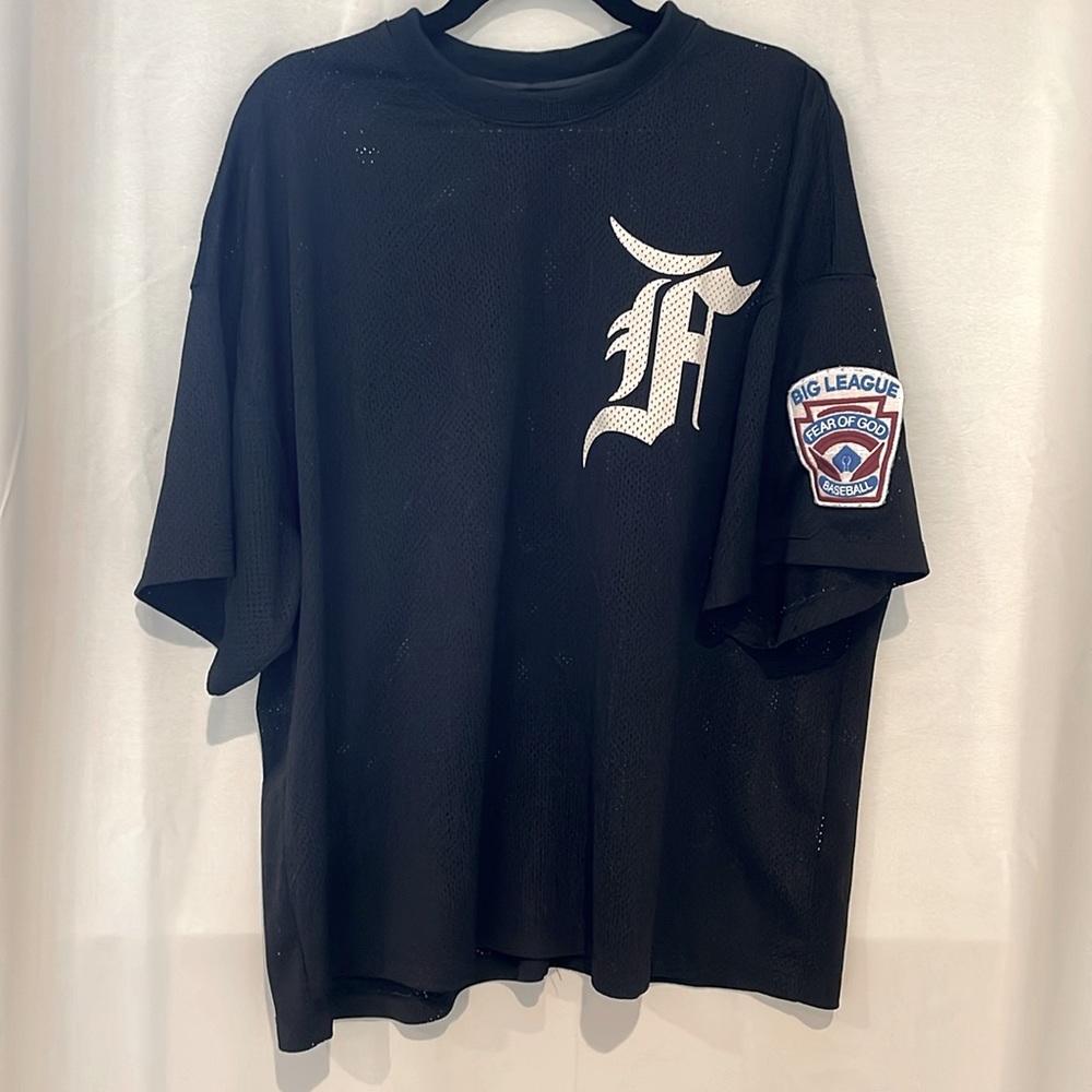 FEAR OF GOD Mesh Baseball Shirt